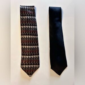 Lot Of 2 Men's Silk Ties by Mosaic and Arrow
